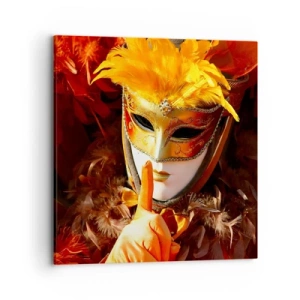 Quadro em tela - O mistério faz parte do jogo - 70x70 cm