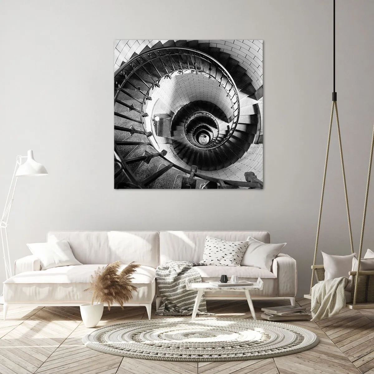 Quadro em tela - Cada vez mais alto - 40x40 cm