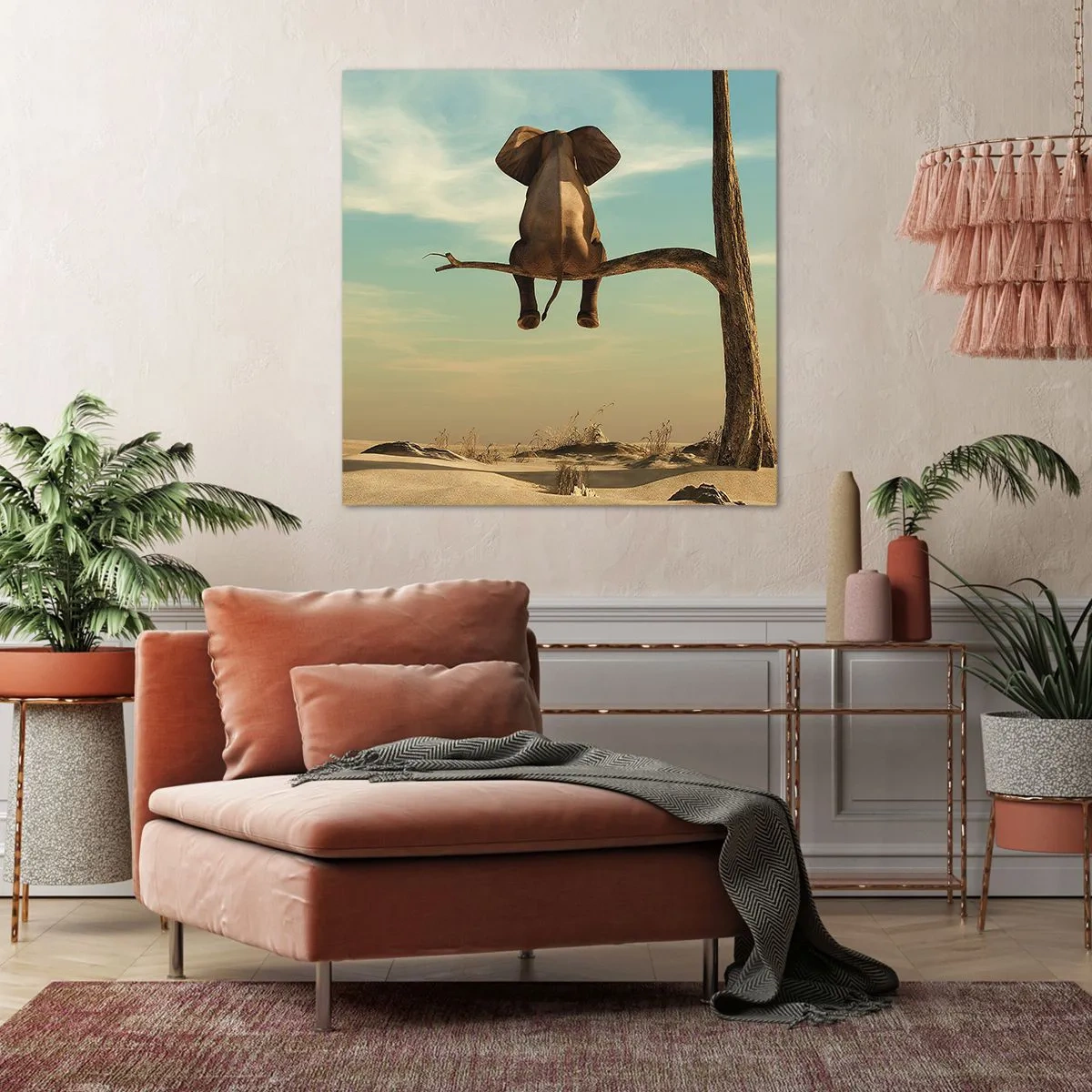 Quadro em tela - Um novo ponto de vista - 40x40 cm