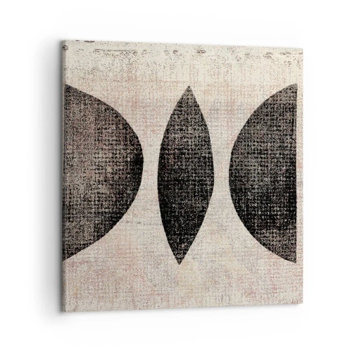 Quadro em tela - Abstração étnica - 50x50 cm