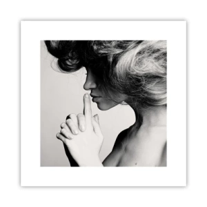 Pôster - Ouvindo-se a si própria - 30x30 cm