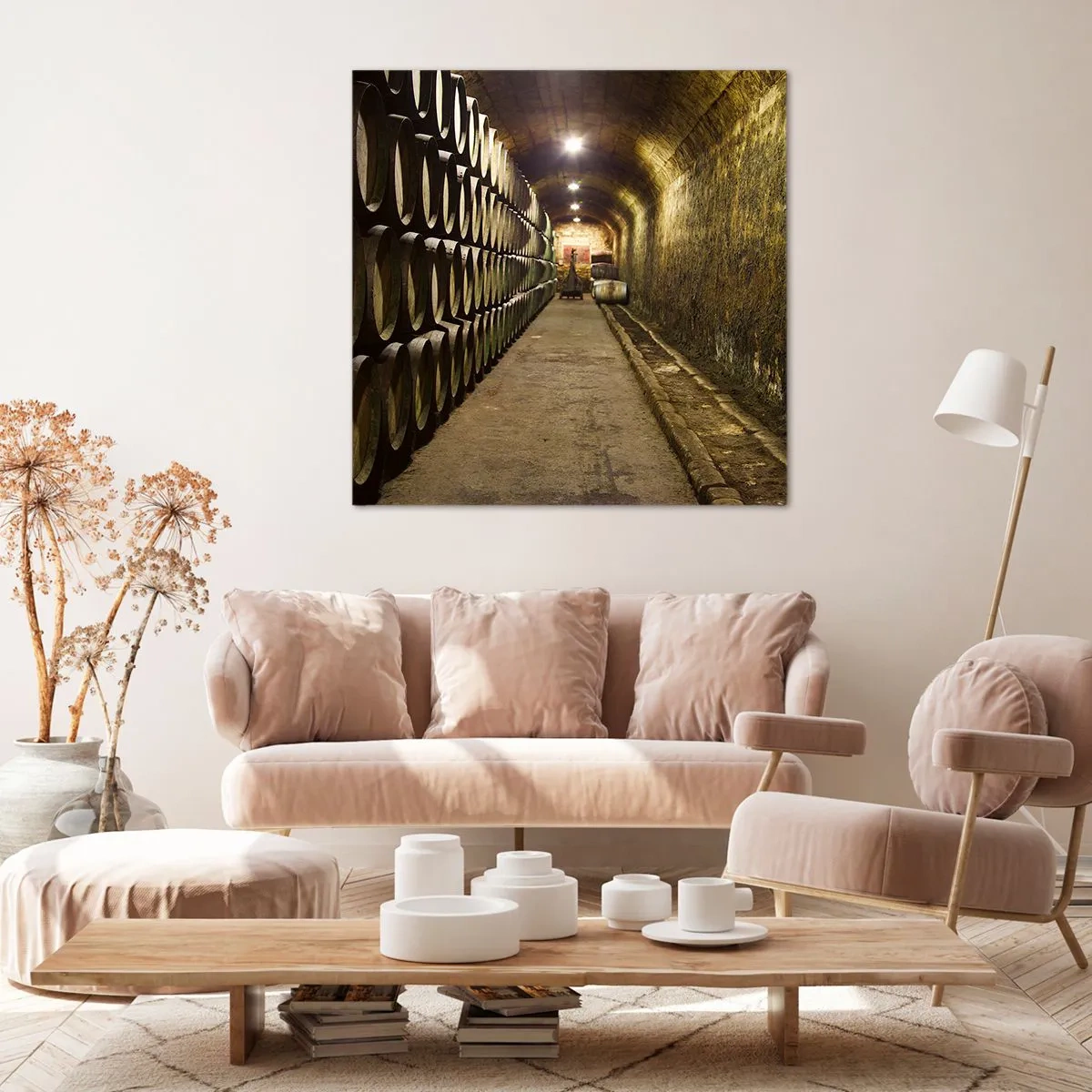 Quadro em tela - É bom deitar-se - 70x70 cm