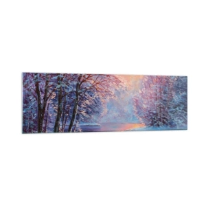 Quadro em vidro - Cores do inverno - 160x50 cm