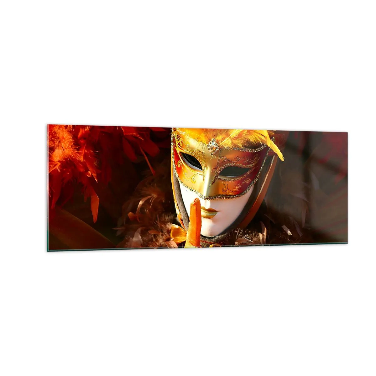 Quadro em vidro - O mistério faz parte do jogo - 140x50 cm