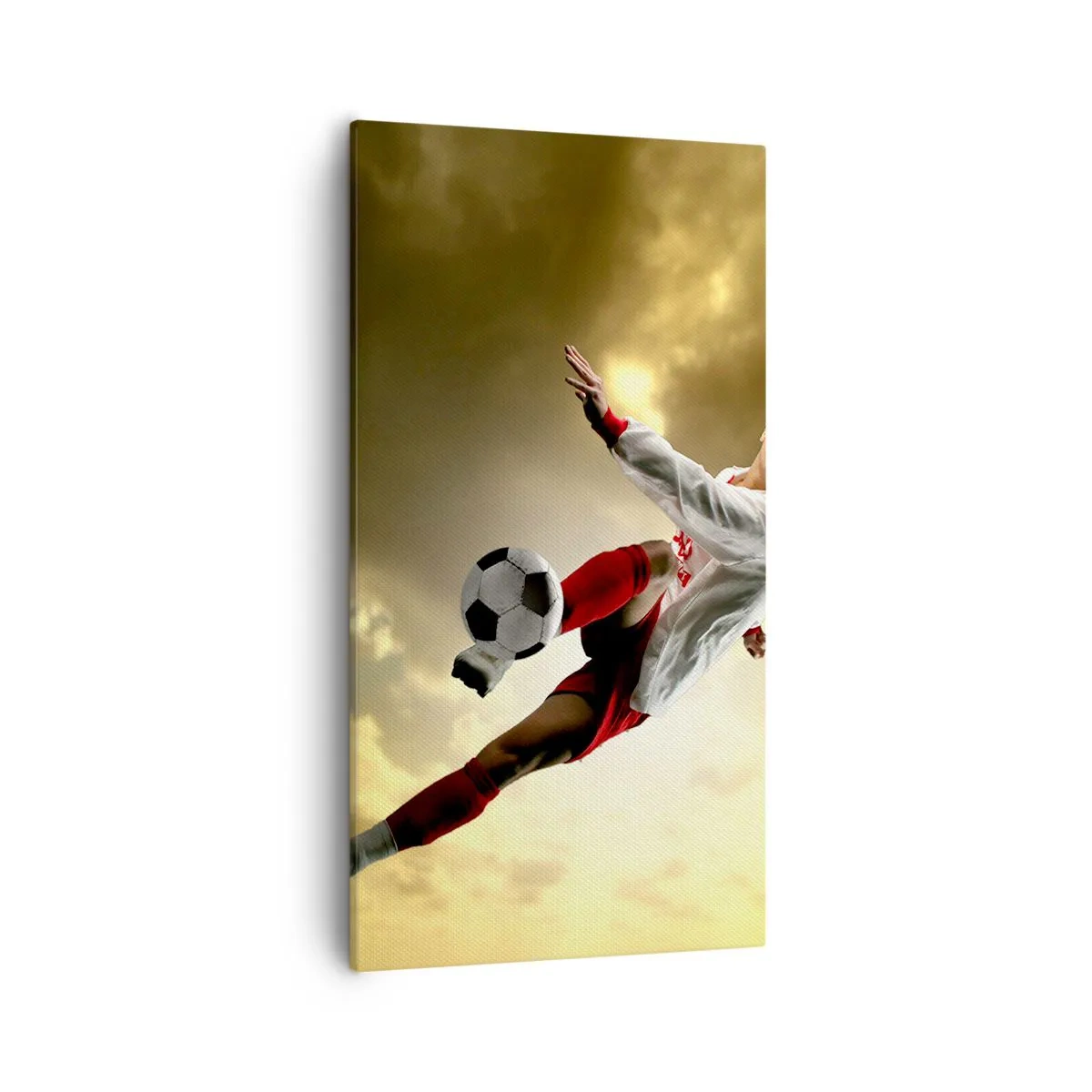 Quadro em tela - O céu do futebol - 55x100 cm