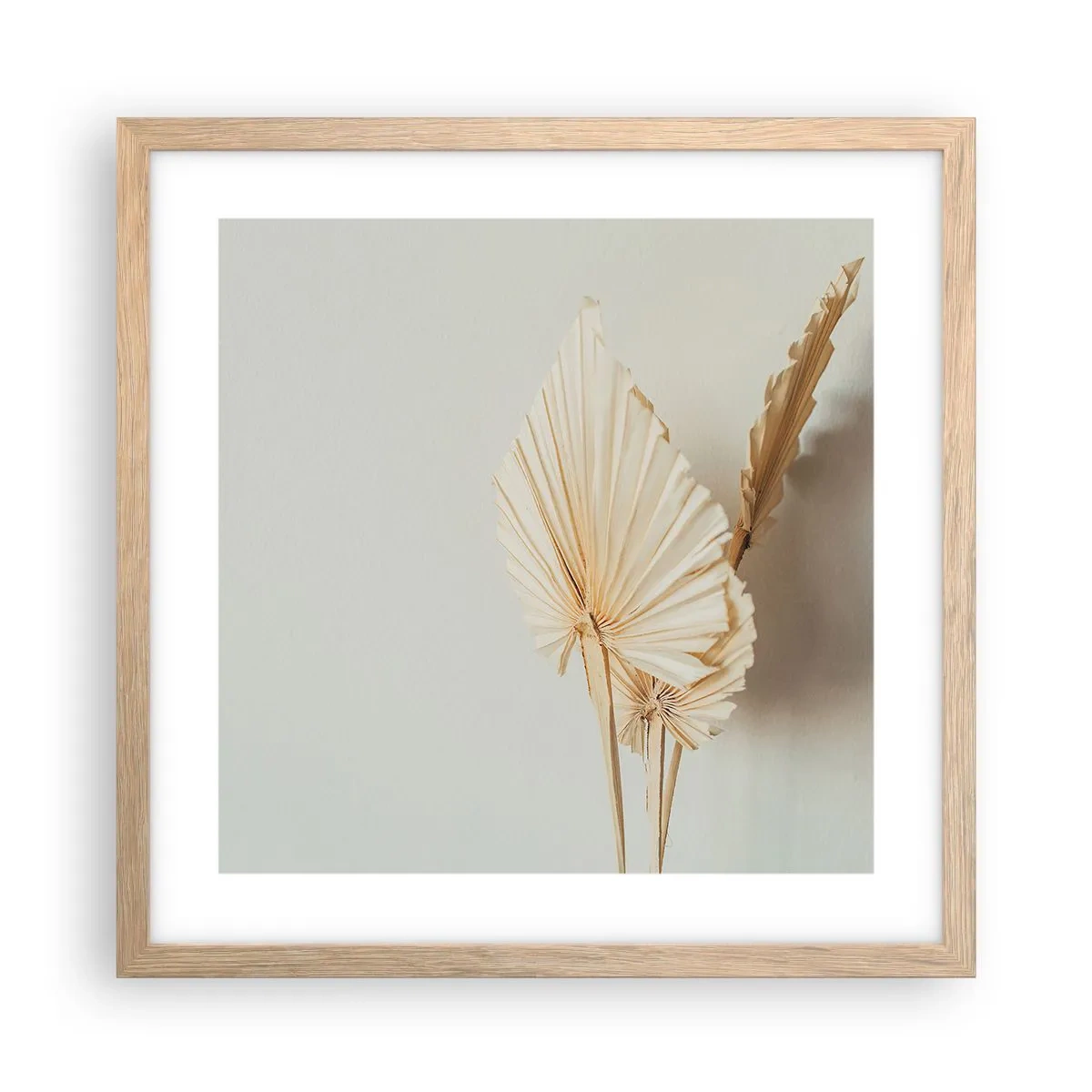 Pôster com moldura de carvalho claro - Quando precisas de alívio - 40x40 cm