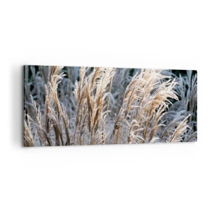 Quadro em tela - Decorado com a geada - 100x40 cm
