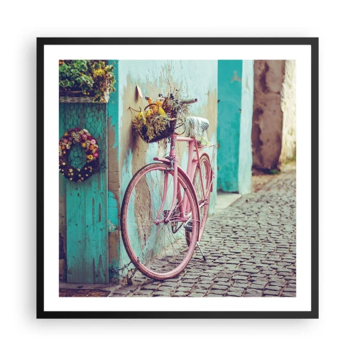 Pôster com moldura preta - Volto logo - 60x60 cm