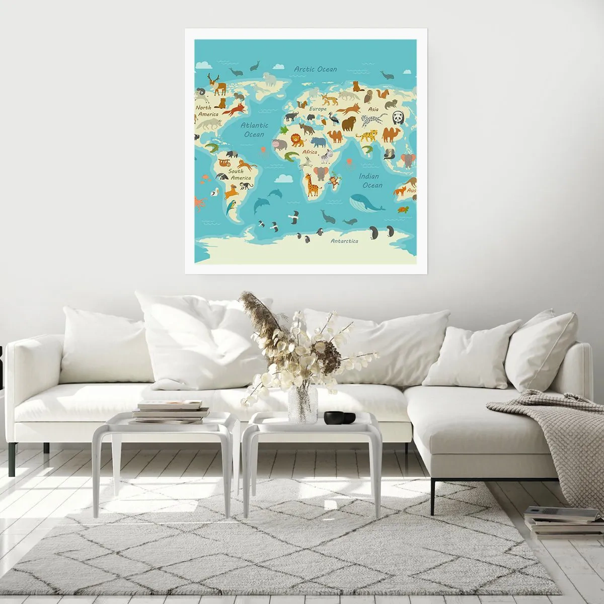 Pôster - Bons vizinhos - 30x30 cm