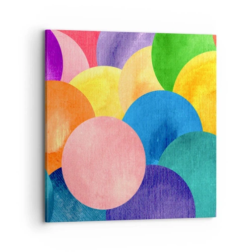 Quadro em tela - A plenitude original da vida - 70x70 cm