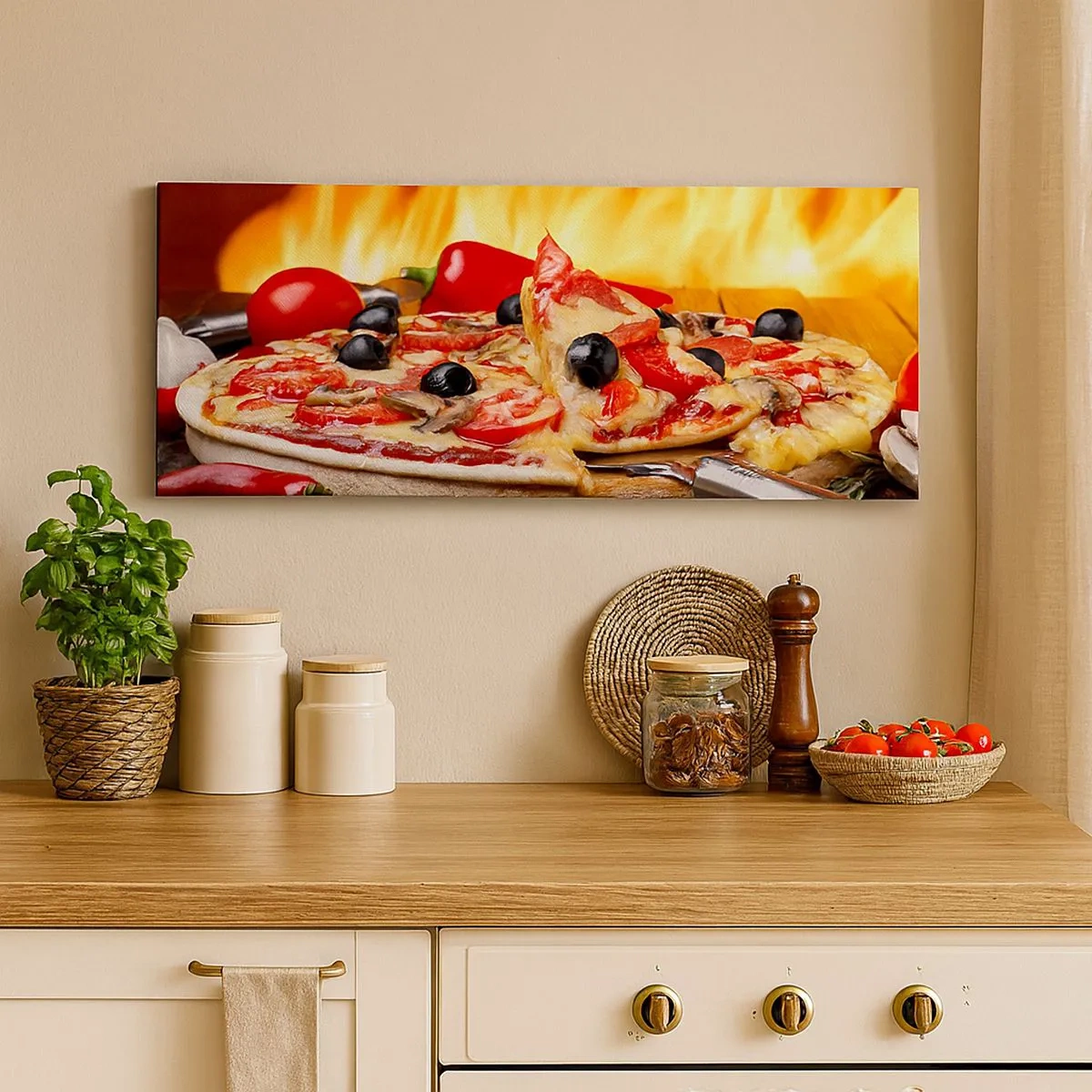 Quadro em tela - From Italy with love - 100x40 cm