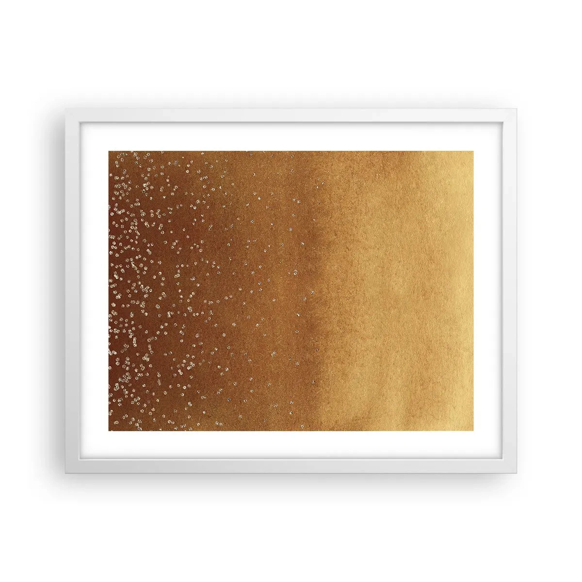Pôster em moldura branca - O nascimento da luz - 50x40 cm