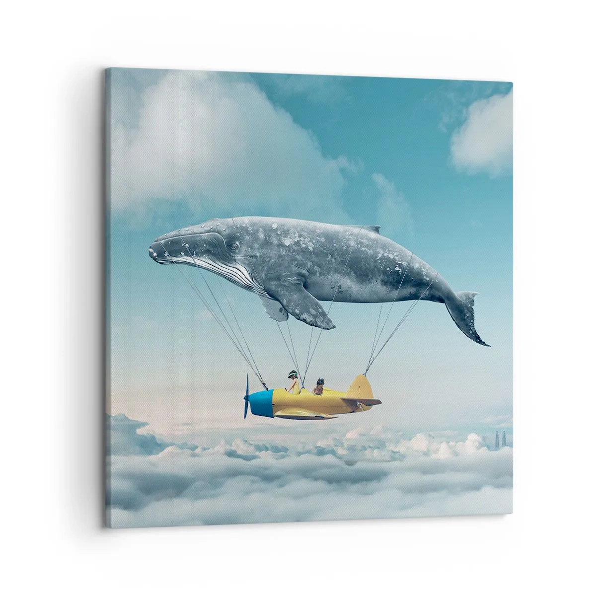 Quadro em tela - Por que não? - 50x50 cm