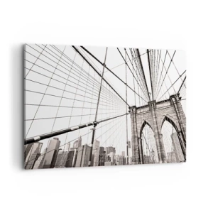 Quadro em tela - Catedral de Nova York - 100x70 cm