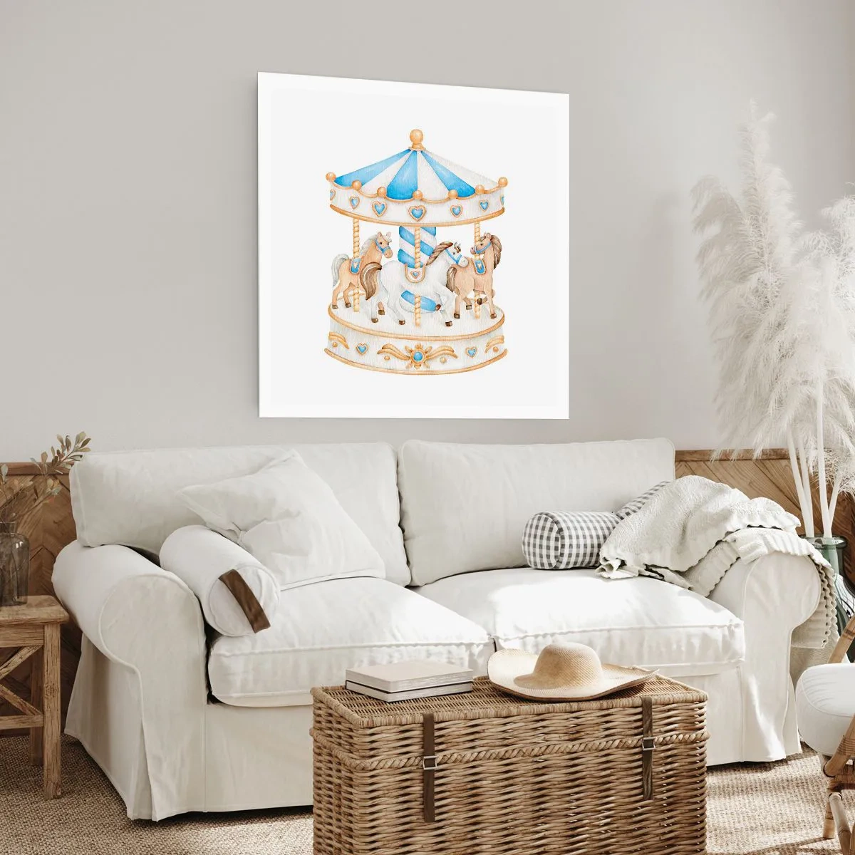 Pôster - Doce infância - 60x60 cm