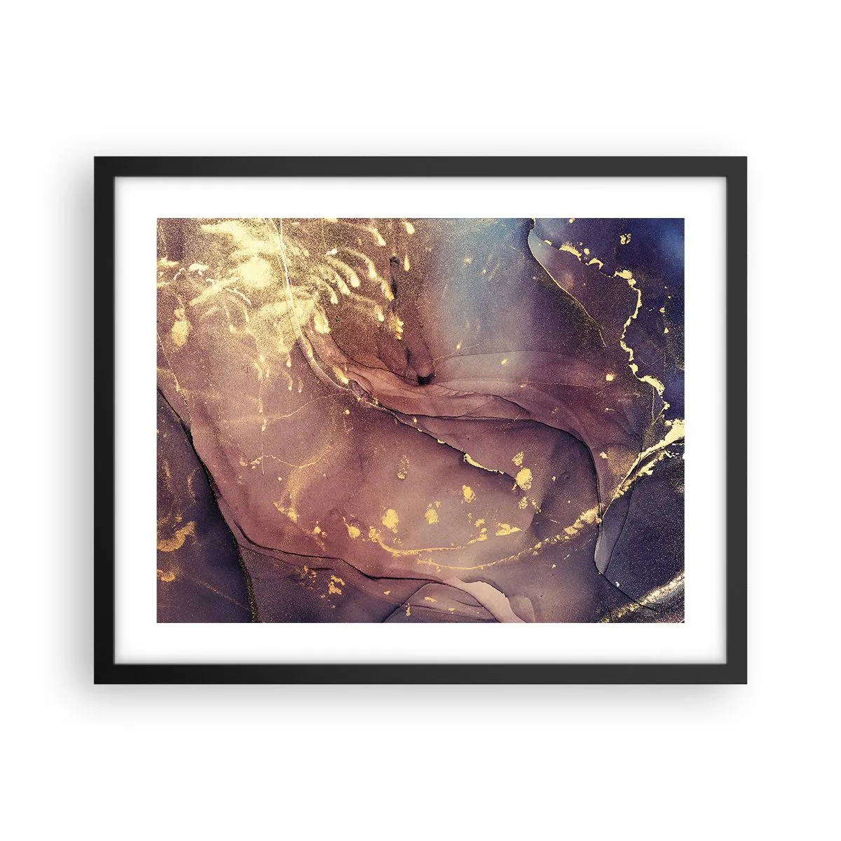 Pôster com moldura preta - Matéria e espírito - 50x40 cm