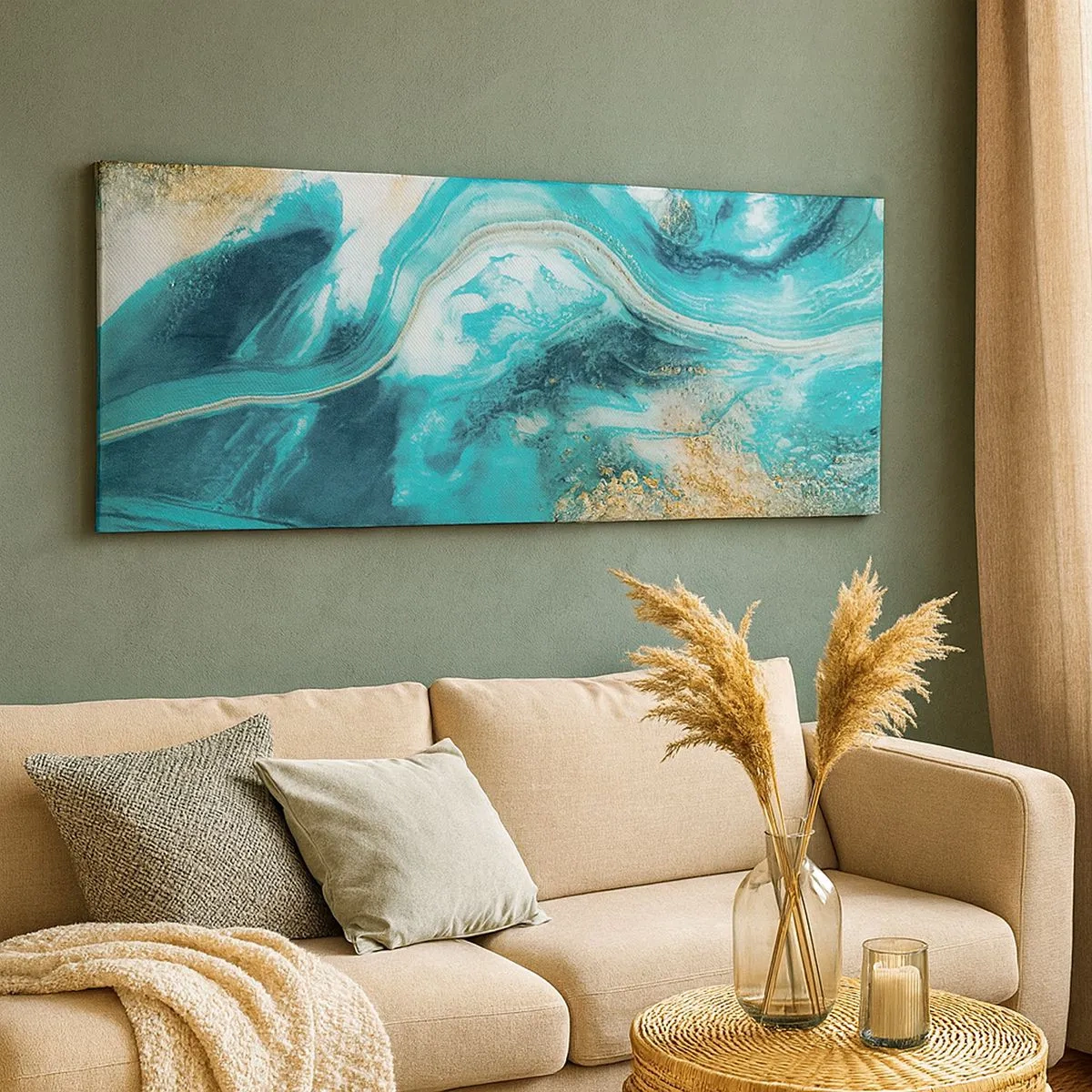 Quadro em tela - Rio do Ouro - 100x40 cm