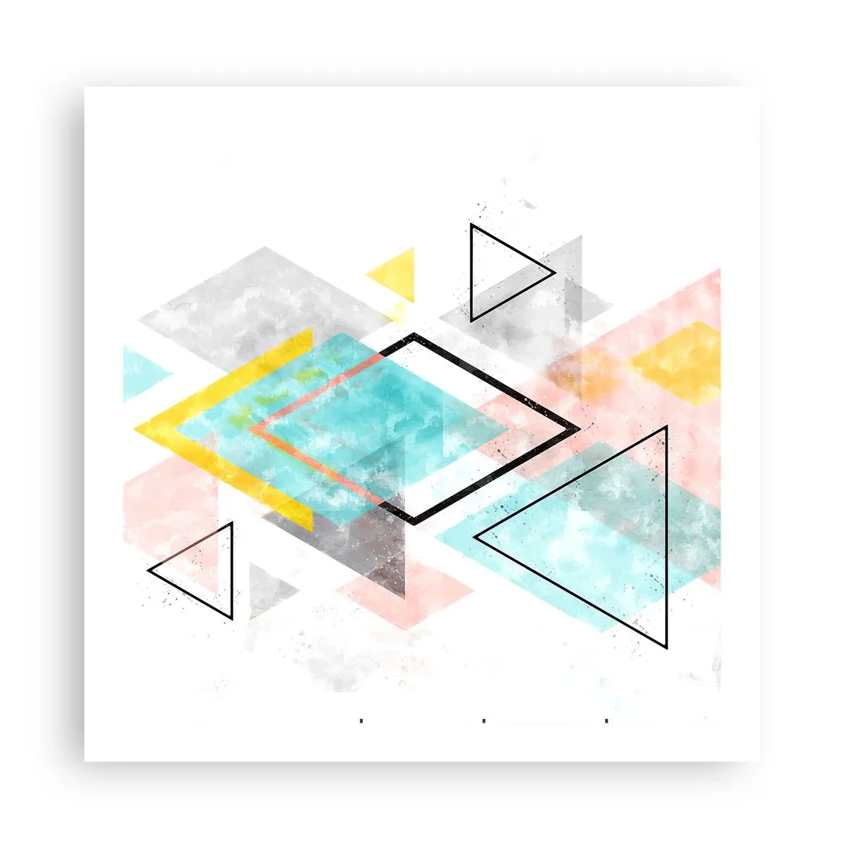 Pôster - Jogo geométrico - 60x60 cm