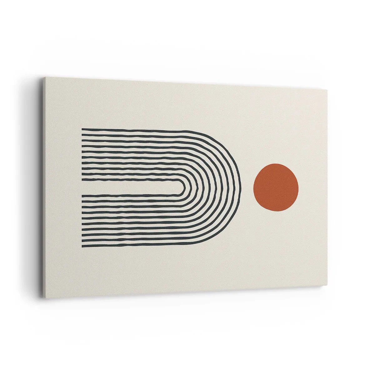 Quadro em tela - Magnetismo de formas e cores - 100x70 cm