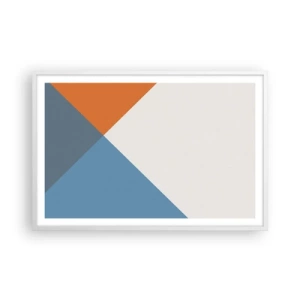 Pôster em moldura branca - Em termos de... - 91x61 cm