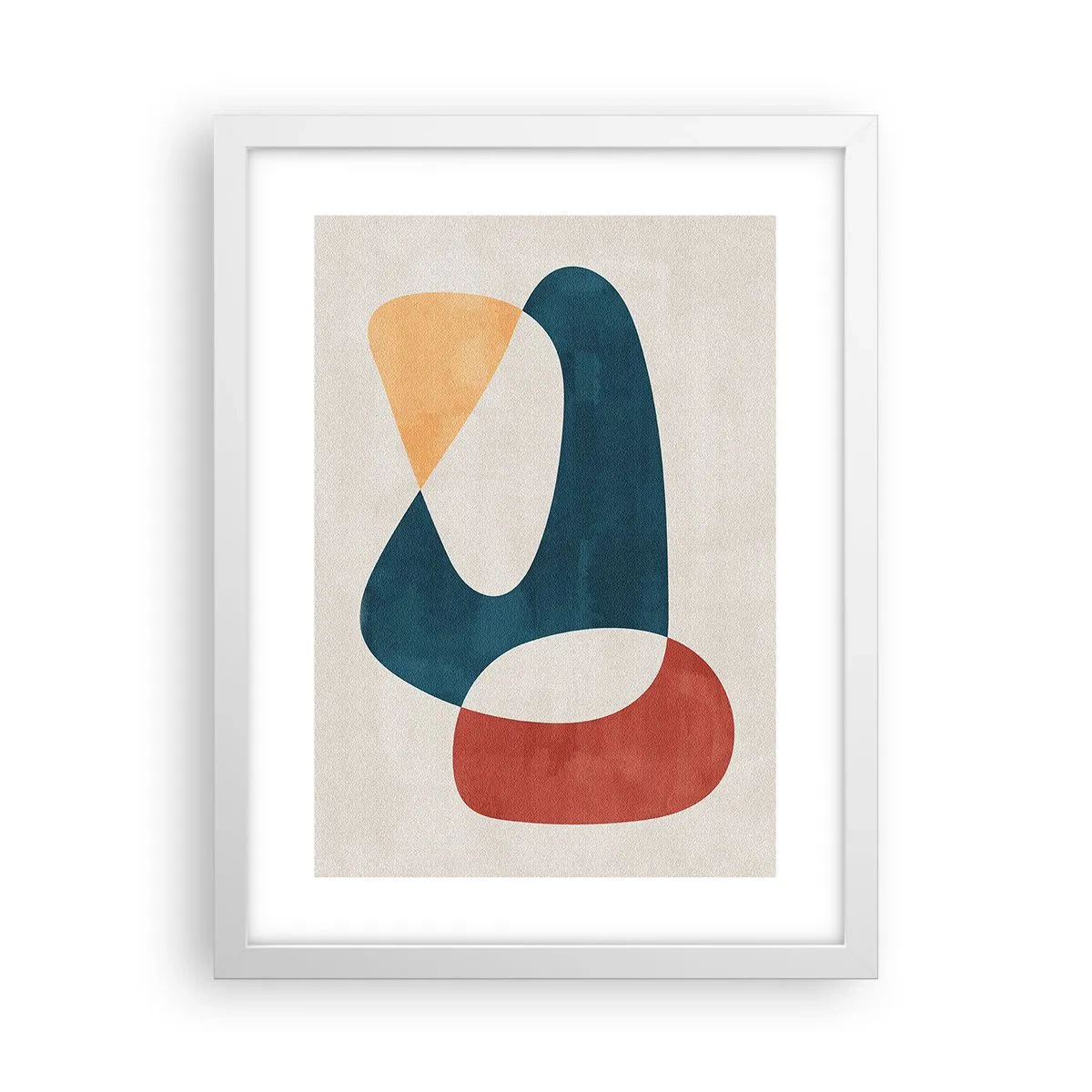 Pôster em moldura branca - Influências e metamorfoses - 30x40 cm