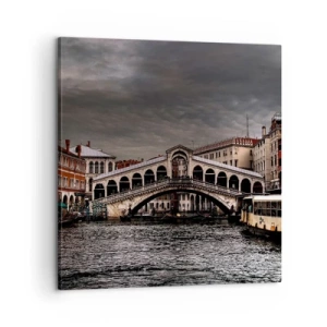 Quadro em tela - A promessa de uma noite em Veneza - 60x60 cm