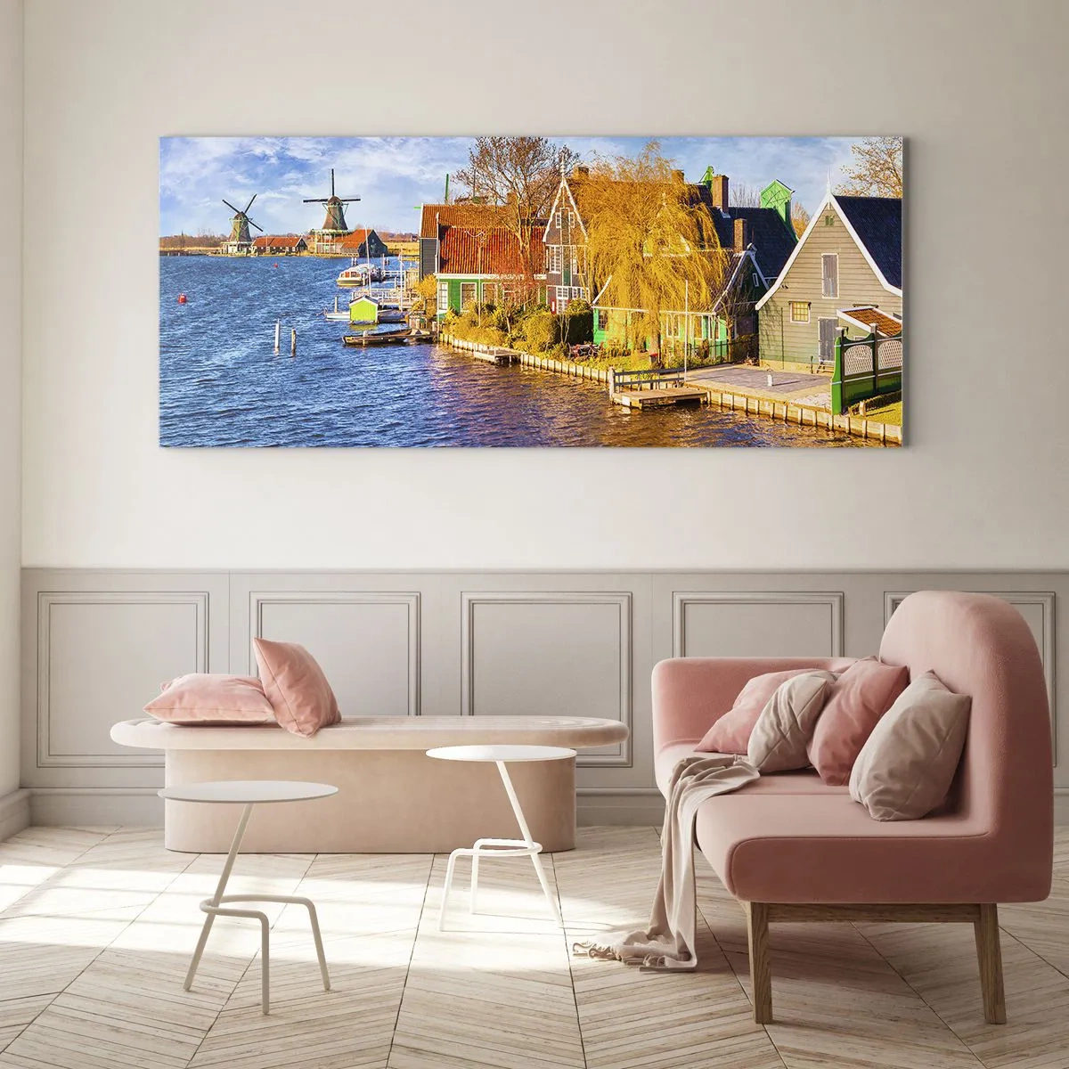Quadro em vidro - Inalterada durante séculos - 140x50 cm
