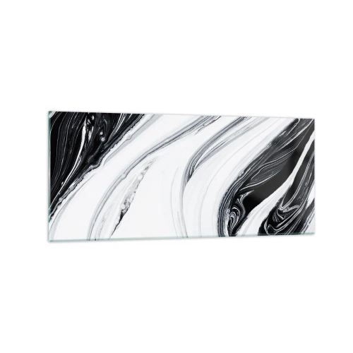 Quadro em vidro - Uma combinação de opostos - 120x50 cm