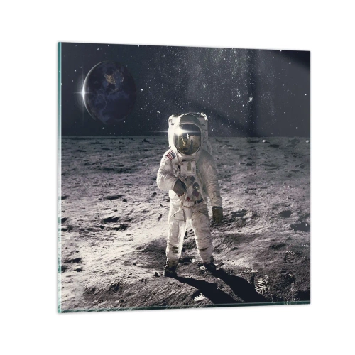 Quadro em vidro - Saudações da Lua - 60x60 cm