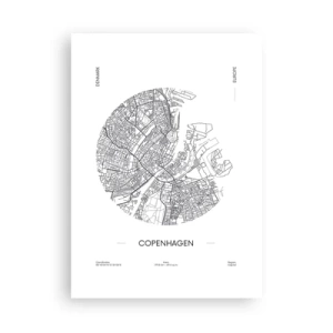 Pôster - Anatomia de Copenhague - 50x70 cm