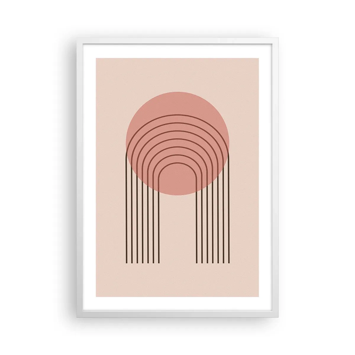 Pôster em moldura branca - Atração irresistível - 50x70 cm