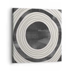 Quadro em tela - Direito ao ponto - 30x30 cm