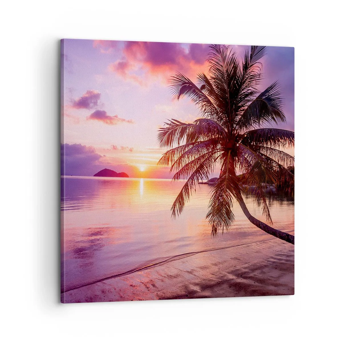 Quadro em tela - Felicidade no horizonte - 60x60 cm