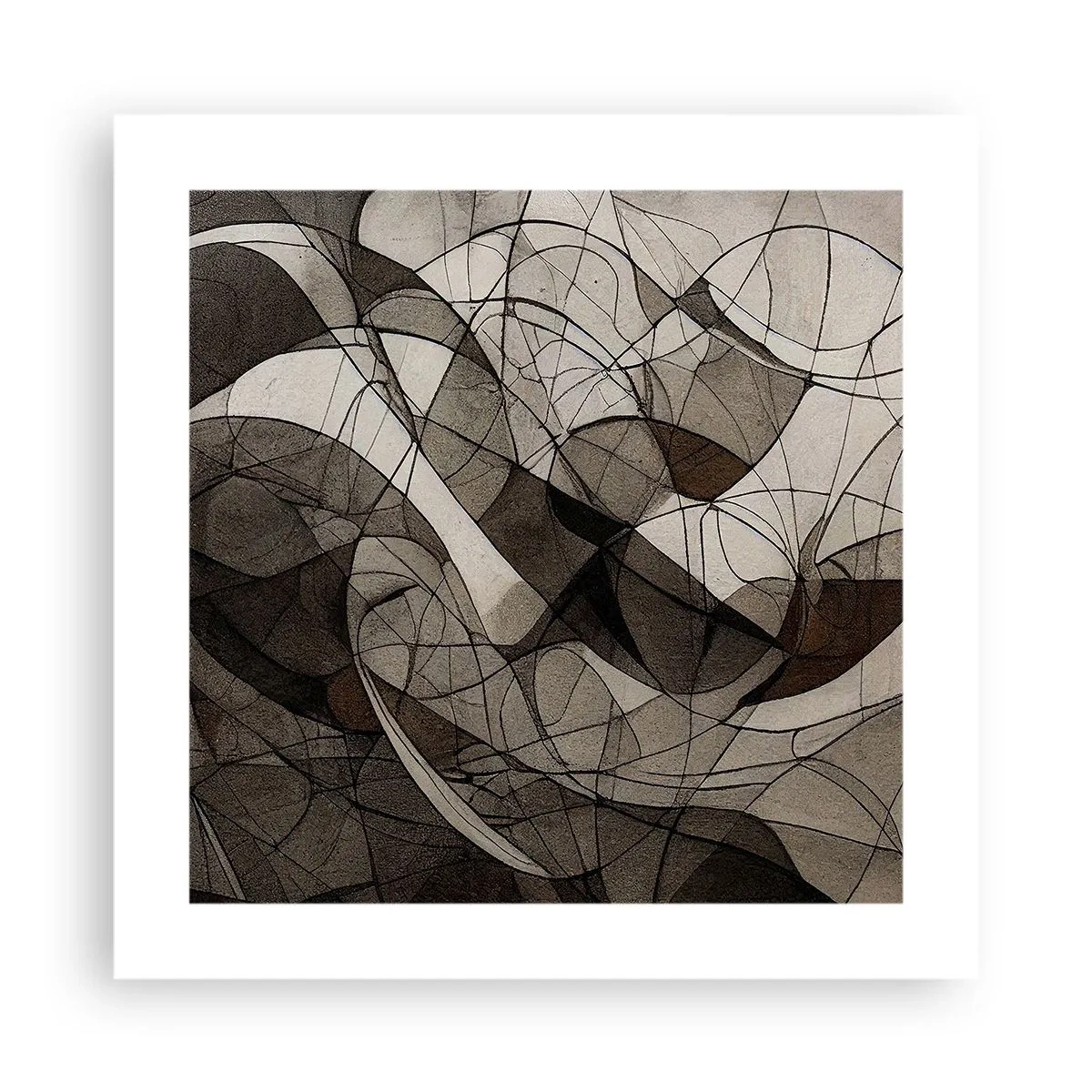 Pôster - Circulação das cores da terra - 40x40 cm