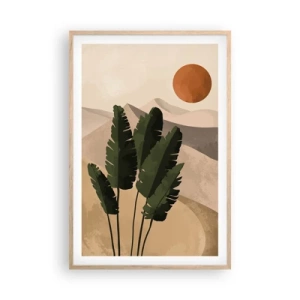 Pôster com moldura de carvalho claro - O triunfo da vida - 61x91 cm