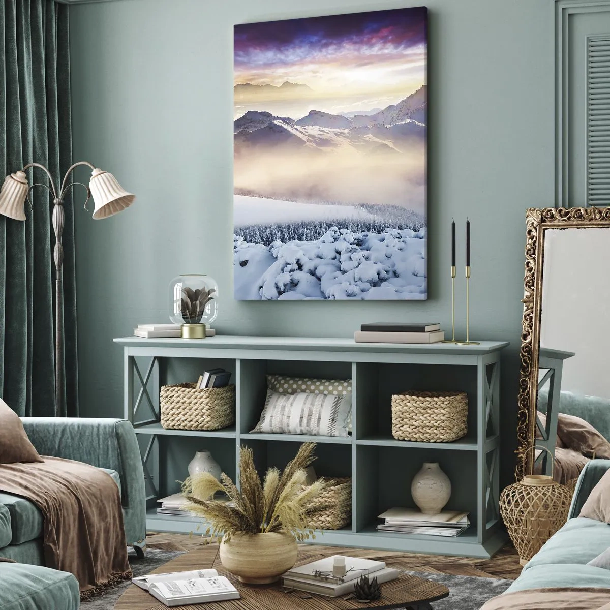 Quadro em tela - O poder e a pureza da natureza - 50x70 cm