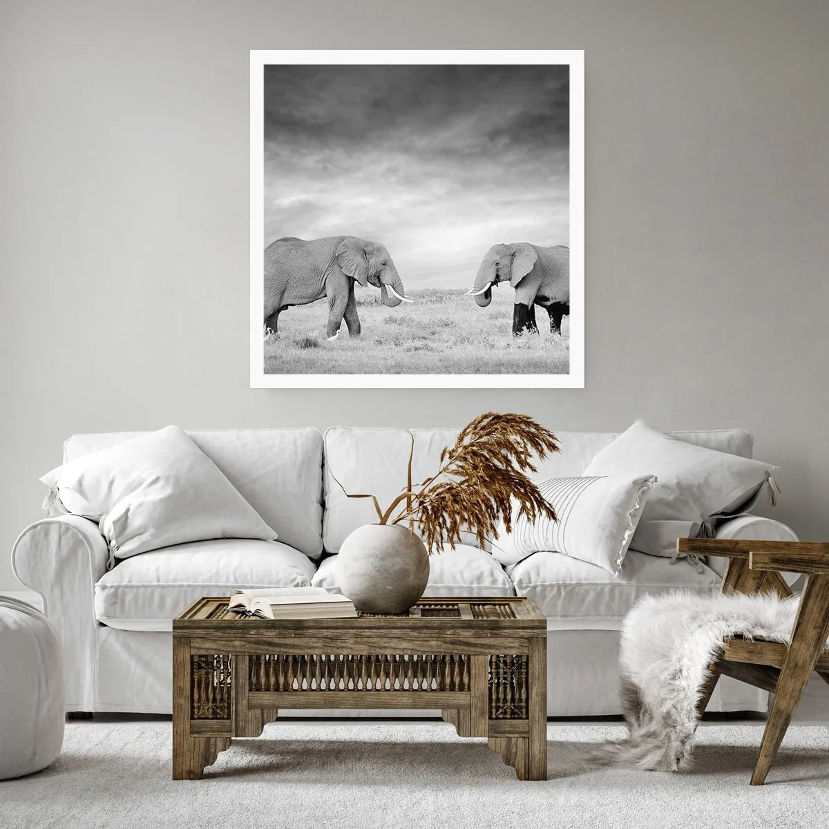 Pôster - O cinza é belo - 30x30 cm