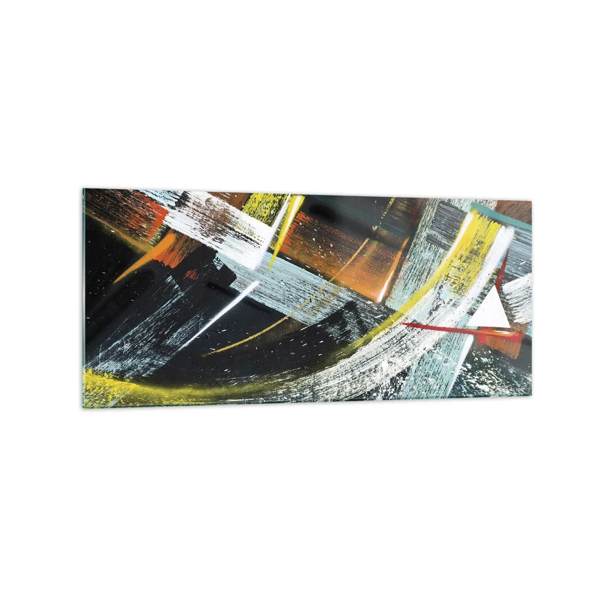 Quadro em vidro - Energia de movimento - 120x50 cm