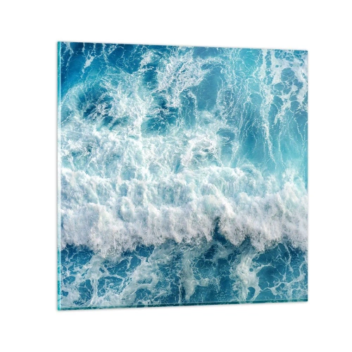 Quadro em vidro - Alegremente e aos saltos - 70x70 cm