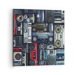 Quadro em tela - Saudades dos anos 80. - 70x70 cm