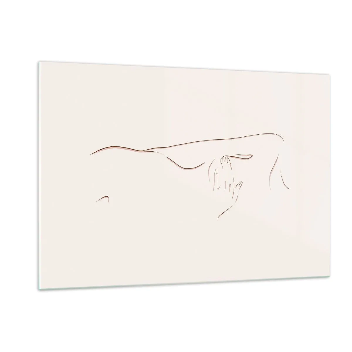 Quadro em vidro - A forma do desejo - 120x80 cm