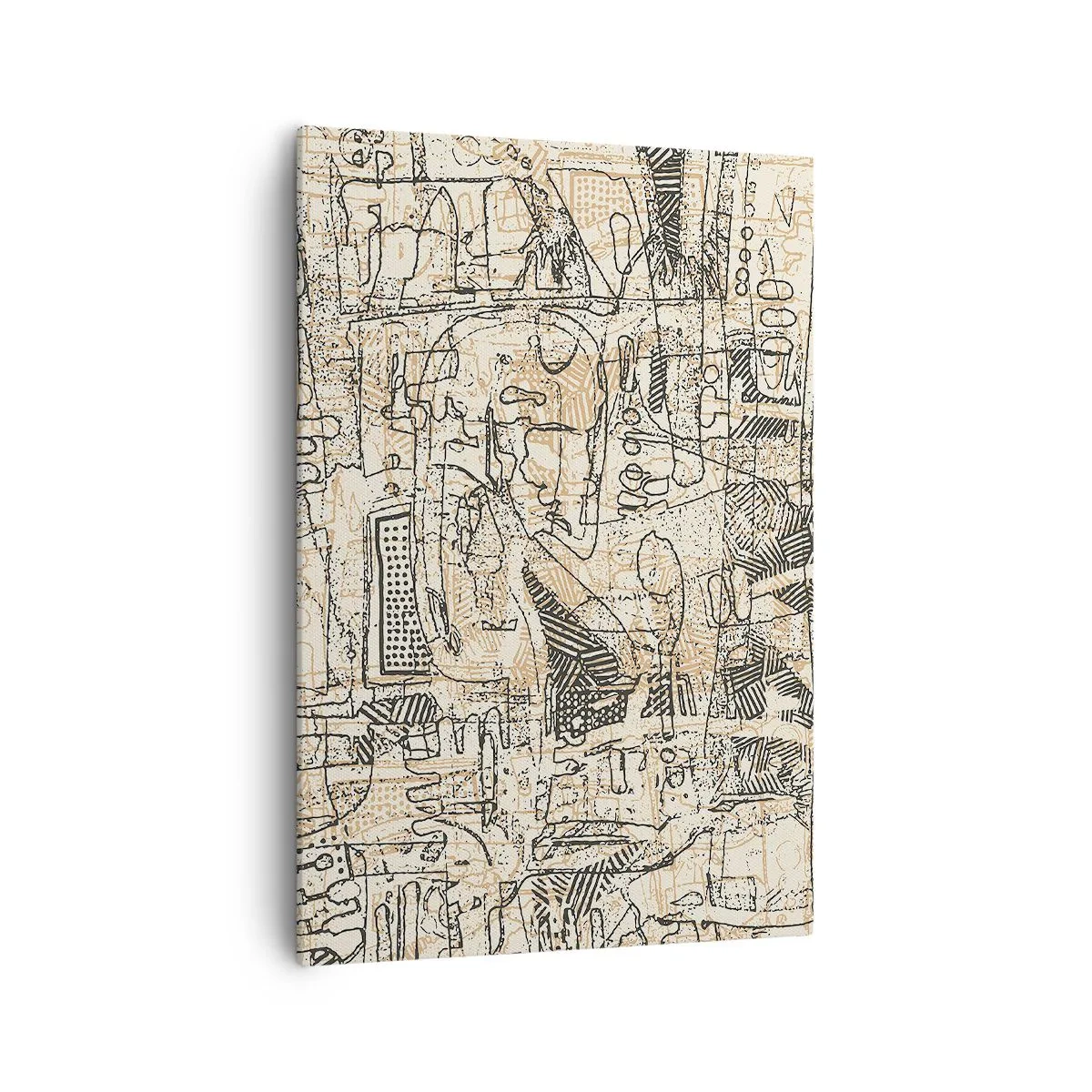 Quadro em tela - À espera de ser decifrado - 70x100 cm