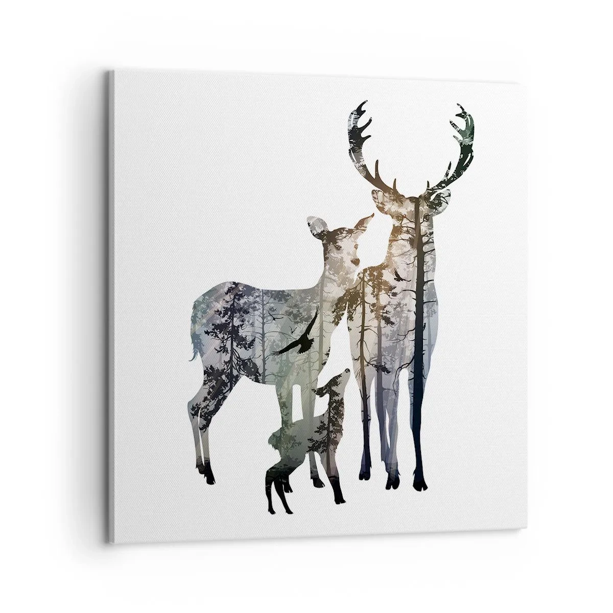 Quadro em tela - Fotografia de família - 60x60 cm