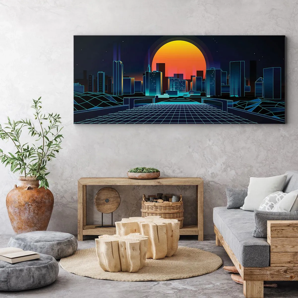 Quadro em tela - Ainda quer ir para o mundo real? - 100x40 cm