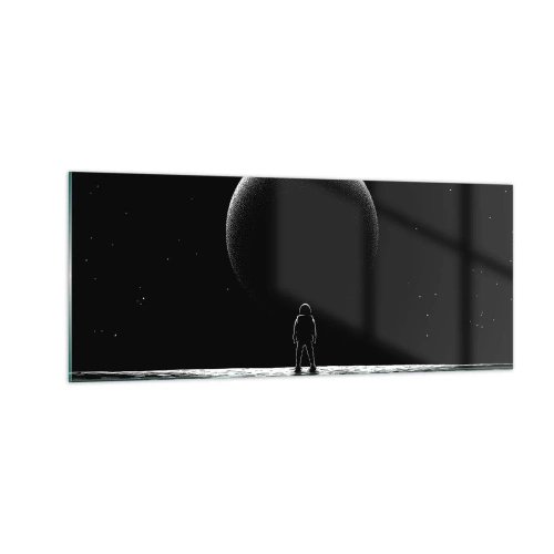 Quadro em vidro - Cara a cara - 100x40 cm