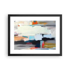 Pôster com moldura preta - Há um método? - 40x30 cm