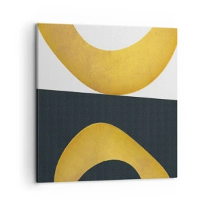 Quadro em tela - Primeiro: ouro - 50x50 cm