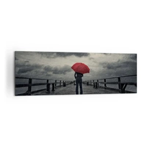 Quadro em tela - Não faz mal que chova - 160x50 cm