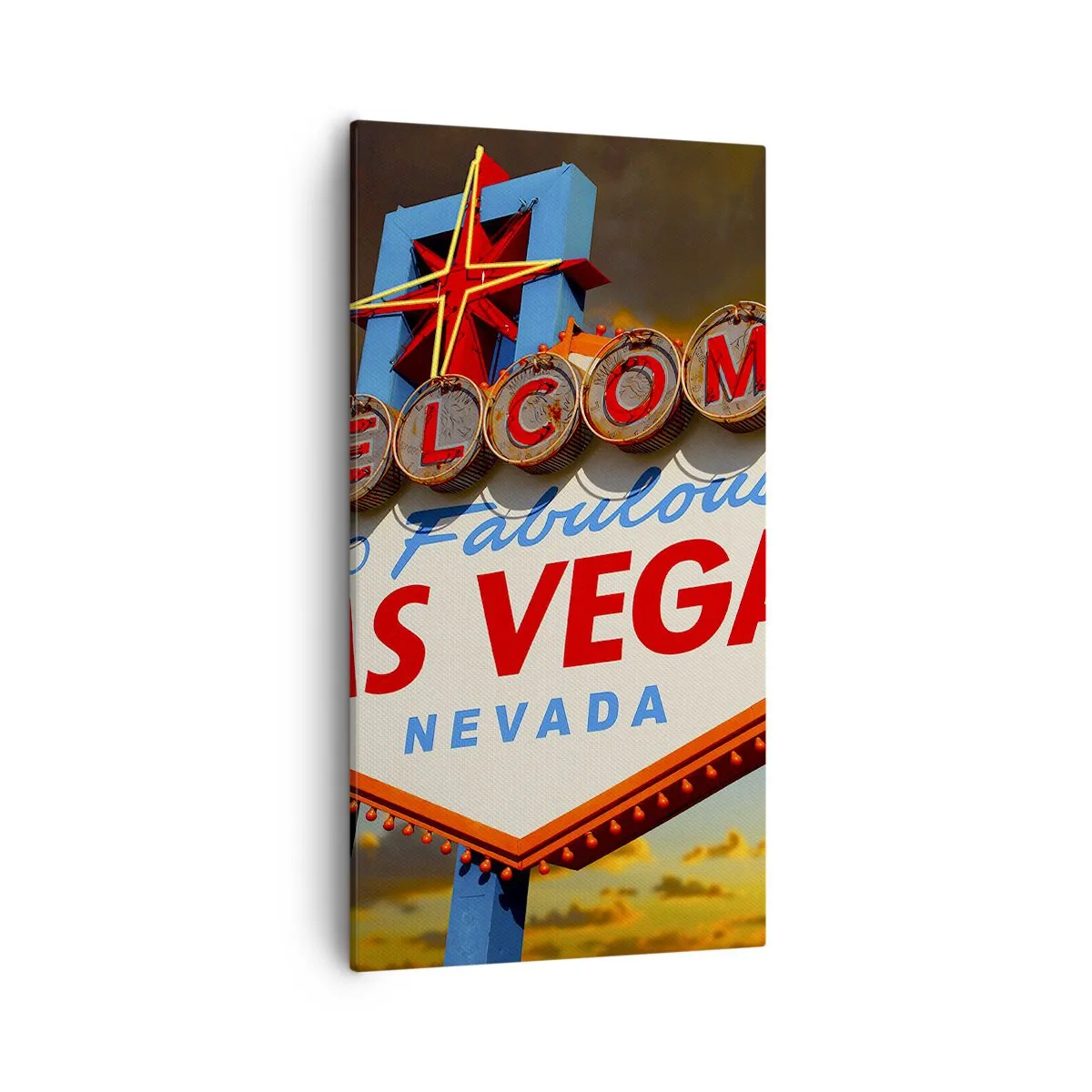 Quadro em tela - Por um sorriso do destino - 55x100 cm