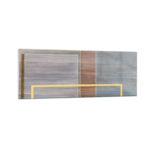 Quadro em vidro - Simples e calmo - 140x50 cm